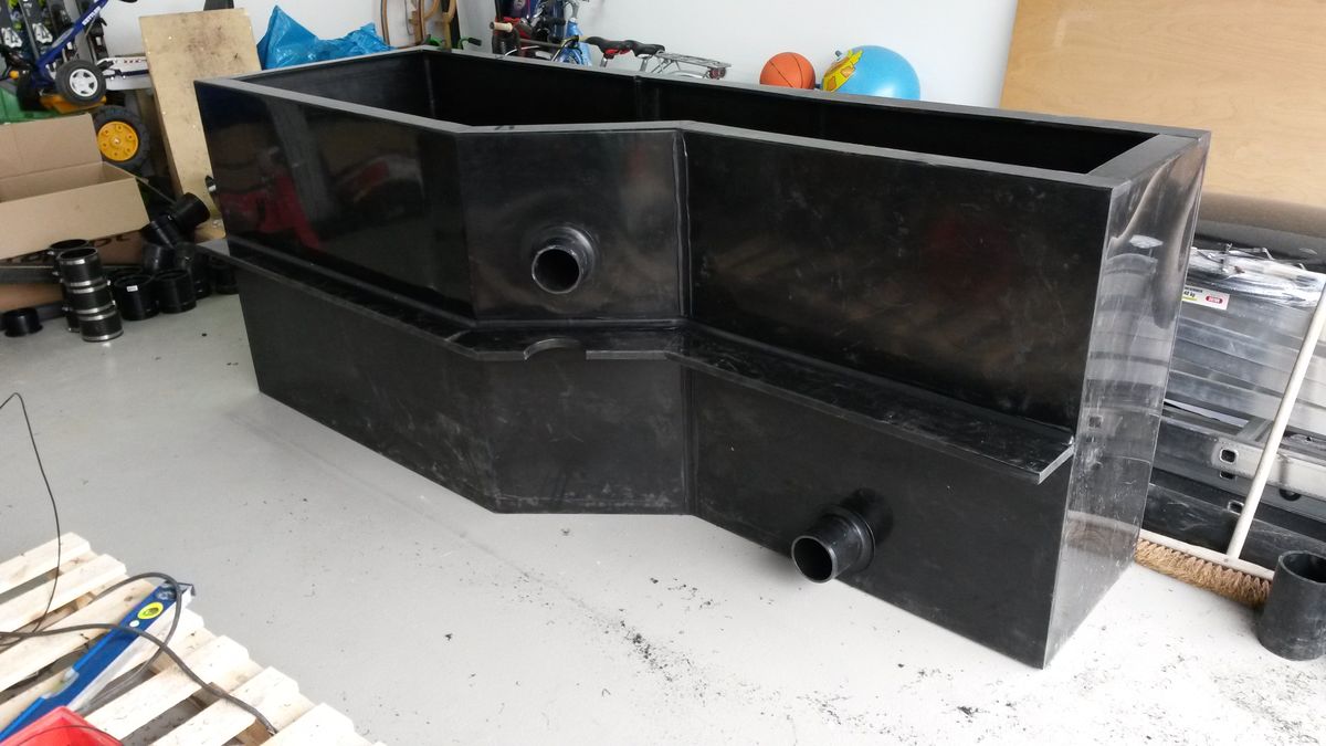 Maßgefertigter Trommelfilter mit großer Vorkammer ( Dresden )