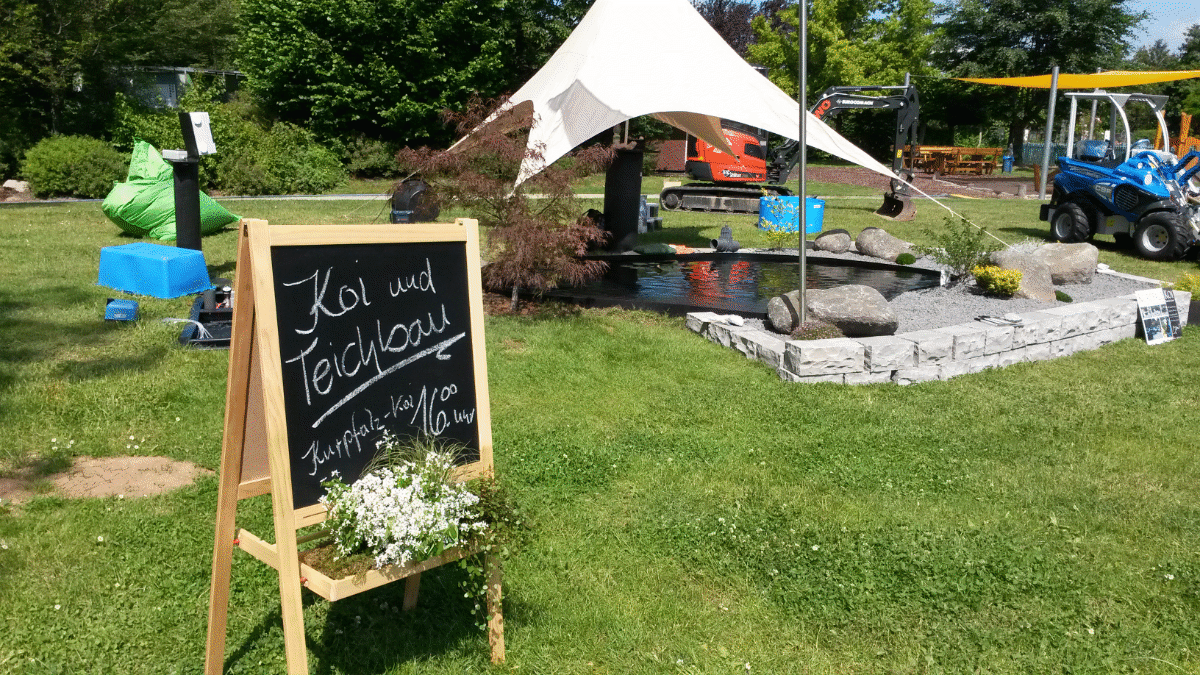 Messeaufbau LePetit Hockenheim Landesgartenschau